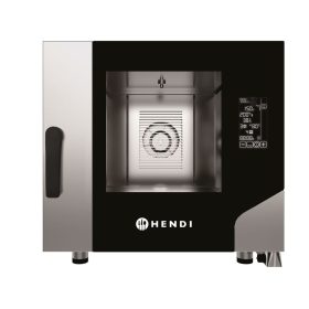   Hőlégkeveréses gőzsütő CONTACT, 5 db GN1/1 edénytálcához, HENDI, 400V/7800W, 730x849x(H)700mm