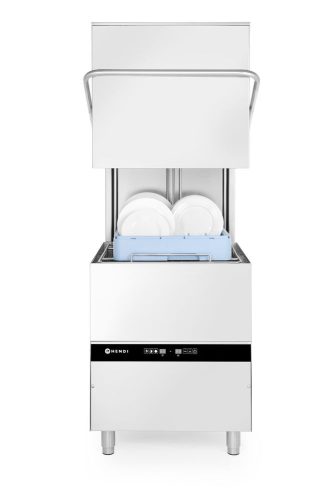 Mosogatógép párakezelő funkcióval - elektronikus vezérlő, HENDI, 400V/8600W, 750x880x(H)1412mm