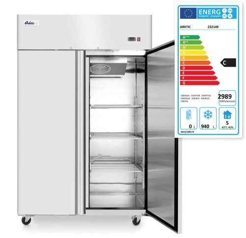 Fagyasztószekrény kétajtós Profi Termékcsalád 1240L, Arktic, Profi Line, GN 2/1, 230V/980W, 1314x800x(H)2082mm