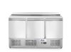 Háromajtós salátahűtő pult 380L, Arktic, 230V/310W, 1390x702x(H)888mm