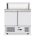 Kétajtós pizza munkaasztal 300L, Arktic, 230V/310W, 900x700x(H)1110mm