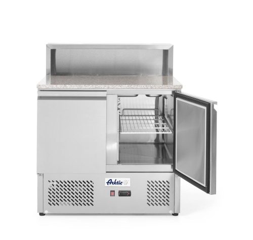 Kétajtós pizza munkaasztal 300L, Arktic, 230V/310W, 900x700x(H)1110mm