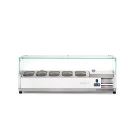   Pultra helyezhető feltéthűtő GN 1/4, Arktic, 5x GN 1/4, 230V/180W, 1205x335x(H)460mm