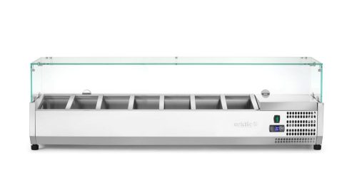 Pultra helyezhető feltéthűtő GN 1/4, Arktic, 7x GN 1/4, 230V/180W, 1505x335x(H)460mm