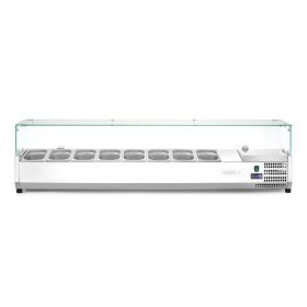   Pultra helyezhető feltéthűtő GN 1/4, Arktic, 8x GN 1/4, 230V/180W, 1805x335x(H)460mm