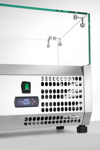 Pultra helyezhető feltéthűtő GN 1/4, Arktic, 8x GN 1/4, 230V/180W, 1805x335x(H)460mm