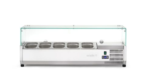 Pultra helyezhető feltéthűtő GN 1/4, Arktic, 8x GN 1/4, 230V/180W, 1805x335x(H)460mm