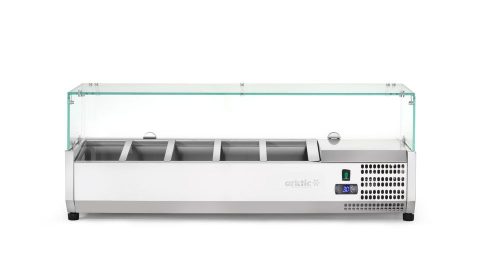 Pultra helyezhető feltéthűtő GN 1/4, Arktic, 8x GN 1/4, 230V/180W, 1805x335x(H)460mm