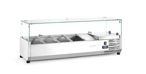 Pultra helyezhető feltéthűtő GN 1/3, Arktic, 4x GN 1/3, 230V/180W, 1208x400x(H)456mm