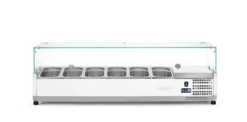 Pultra helyezhető feltéthűtő GN 1/3, Arktic, 4x GN 1/3, 230V/180W, 1208x400x(H)456mm