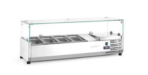Pultra helyezhető feltéthűtő GN 1/3, Arktic, 6x GN 1/3, 230V/180W, 1405x420x(H)456mm