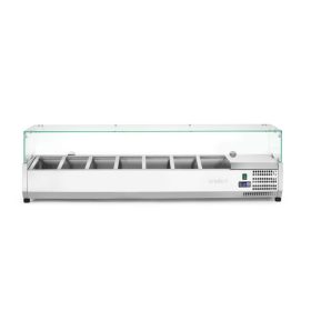   Pultra helyezhető feltéthűtő GN 1/3, Arktic, 7x GN 1/3, 230V/180W, 1605x420x(H)460mm