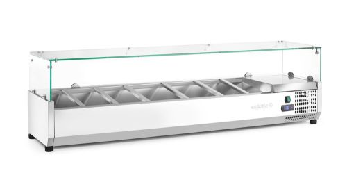 Pultra helyezhető feltéthűtő GN 1/3, Arktic, 7x GN 1/3, 230V/180W, 1605x420x(H)460mm