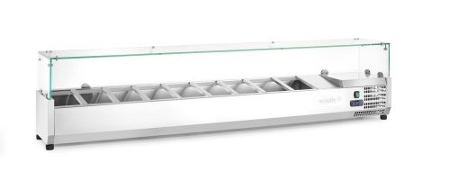 Pultra helyezhető feltéthűtő GN 1/3, Arktic, 9x GN 1/3, 230V/180W, 2005x420x(H)456mm