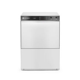   Pohár mosogatógép 50x50 - elektromechanikus vezérlés, HENDI, mosogatószer adagoló szivattyúval, 400V/6600W, 570x600x(H)830mm