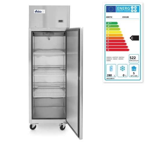 Hűtőszekrény egyajtós 410 l, Arktic, Profi Line, 230V/290W, 600x740x(H)1950mm