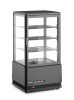Bemutató vitrin 68L, Arktic, Fekete, 230V/170W, 444x397x(H)875mm