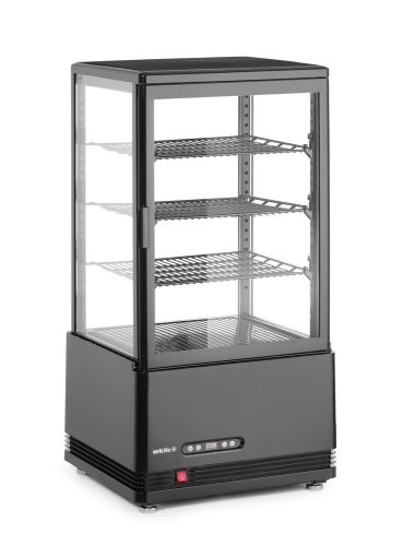 Bemutató vitrin 68L, Arktic, Fekete, 230V/170W, 444x397x(H)875mm