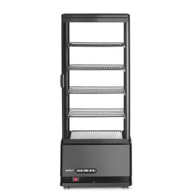   Bemutató vitrin 98L, Arktic, Fekete, 230V/210W, 444x397x(H)1100mm