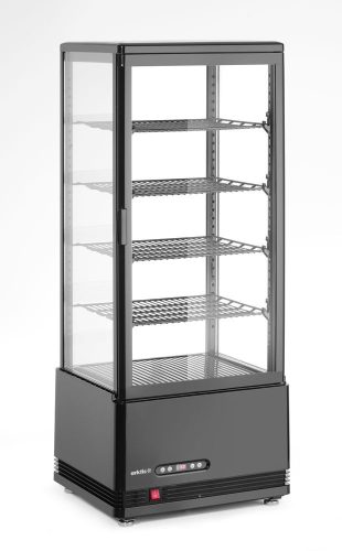 Bemutató vitrin 98L, Arktic, Fekete, 230V/210W, 444x397x(H)1100mm