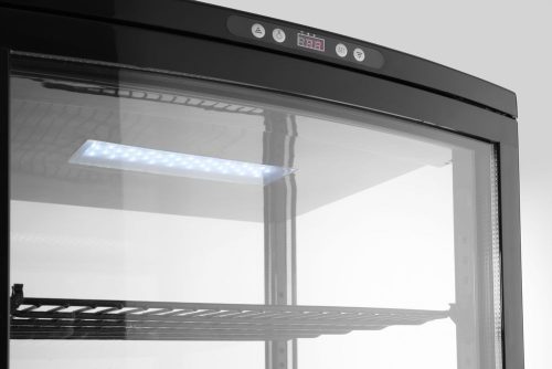 Bemutató vitrin 270L, Arktic, Fekete, 230V/290W, 556x526x(H)1913mm