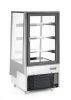 Bemutató vitrin 3 döntött polccal, Arktic, 300L, 230V/480W, 650x833x(H)1460mm