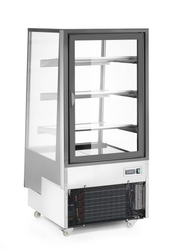 Bemutató vitrin 3 döntött polccal, Arktic, 300L, 230V/480W, 650x833x(H)1460mm