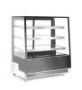 Bemutató vitrin 3 döntött polccal, Arktic, 650L, Fekete, 230V/490W, 1200x833x(H)1460mm