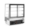 Bemutató vitrin 3 döntött polccal, Arktic, 650L, Fekete, 230V/490W, 1200x833x(H)1460mm