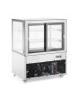 Bemutató vitrin 2 polccal, Arktic, 300L, 230V/480W, 994x677x(H)1230mm
