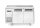 Kétajtós mélyhűtött munkaasztal Kitchen Termékcsalád 220L, Arktic, Kitchen Line, 166L, 230V/550W, 1200x600x(H)886mm
