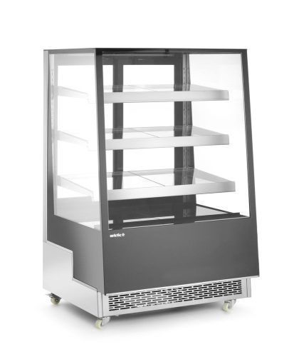 Bemutató vitrin 3 döntött polccal, Arktic, 500L, 230V/490W, 900x833x(H)1460mm