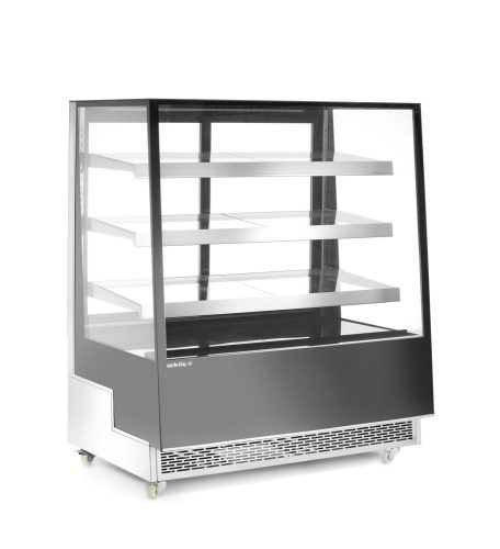 Bemutató vitrin 3 döntött polccal, Arktic, 500L, 230V/490W, 900x833x(H)1460mm