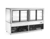 Bemutató vitrin 2 polccal, Arktic, 610L, 230V/500W, 1824x677x(H)1230mm