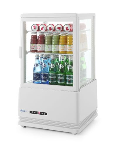 Bemutató vitrin 58L, Arktic, fekete, 230V/170W, 452x406x(H)830mm