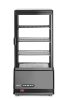 Bemutató vitrin 78L, Arktic, fekete, 230V/170W, 444x397x(H)940mm