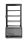 Bemutató vitrin 78L, Arktic, fekete, 230V/170W, 444x397x(H)940mm