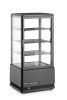 Bemutató vitrin 78L, Arktic, fekete, 230V/170W, 444x397x(H)940mm