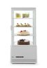 Bemutató vitrin 78L, Arktic, fekete, 230V/170W, 444x397x(H)940mm