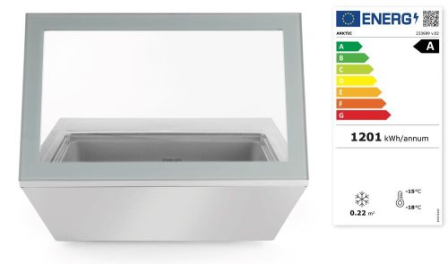 Fagylalthűtő, Arktic, 220-240V/210W, 867x735x(H)373mm