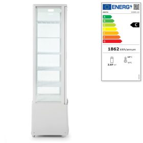   Bemutató vitrin 270L, Arktic, Fehér, 230V/290W, 556x526x(H)1913mm