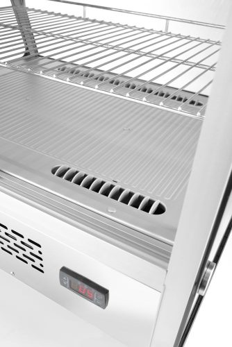 Pultra helyezhető hűtött ételvitrin, Arktic, 120L, 230V/160W, 707x570x(H)680mm