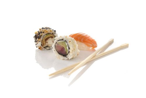 Sushi hűtőpult 5x GN 1/3, Arktic, 230V/160W, 1307x445x(H)327mm
