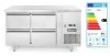 Négy fiókos hűtött munkaasztal Profi Termékcsalád 280L, Arktic, Profi Line, 230V/250W, 1360x700x(H)858mm