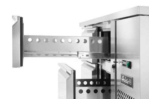 Négy fiókos hűtött munkaasztal Profi Termékcsalád 280L, Arktic, Profi Line, 230V/250W, 1360x700x(H)858mm