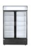 Hátulról megvilágított panellel rendelkező hűtőszekrény, kétajtós, Arktic, 512L, Fekete, 220-240V/510W, 1120x585x(H)1900mm