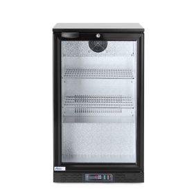   Egyajtós, pult alá helyezhető bárhűtő, italok hűtésére., Arktic, 86L, Fekete, 220-240V/120W, 500x530x(H)865mm