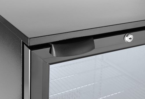 Egyajtós, pult alá helyezhető bárhűtő, italok hűtésére., Arktic, 86L, Fekete, 220-240V/120W, 500x530x(H)865mm