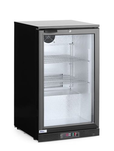 Egyajtós, pult alá helyezhető bárhűtő, italok hűtésére., Arktic, 86L, Fekete, 220-240V/120W, 500x530x(H)865mm