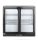 Hátsó hűtőrúd dupla tolóajtóval, Arktic, 158L, Fekete, 220-240V/160W, 900x520x(H)865mm
